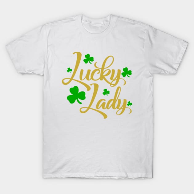 Shamrock Series: Lucky Lady T-Shirt by Jarecrow 